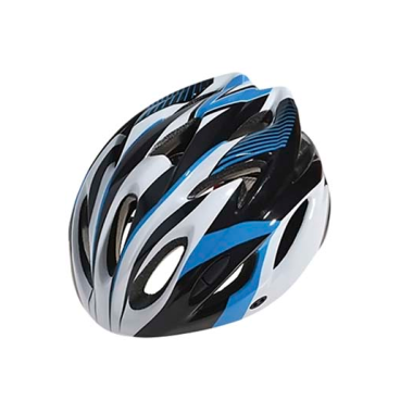 Шлем велосипедный CIGNA WT-012, чёрный/синий/белый, УТ00019385