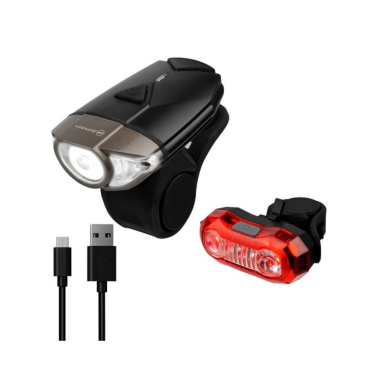Фото Фонари велосипедные Briviga USB Bike Light Set, комплект (передний +задний), EBL-039+EBL-2265A