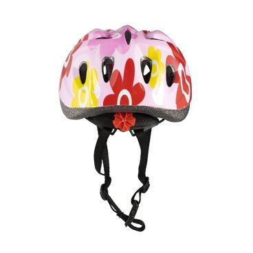 Шлем велосипедный Maxiscoo, детский, розовый с рисунком
