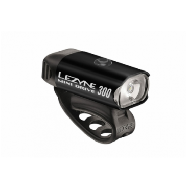 Фото Велофонарь LEZYNE Mini Drive 300, передний, чёрный, 1-LED-24F-V104