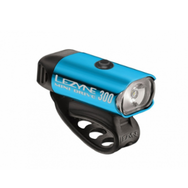 Фото Велофонарь LEZYNE Mini Drive 300, передний, синий, 1-LED-24F-V110