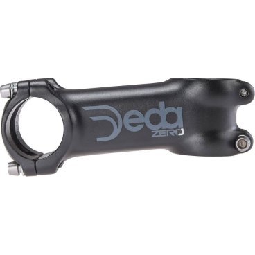 Вынос руля велосипедный Deda Elementi ZERO stem, 100 mm, Alloy 6061, Black on Black (BOB), DZERO100