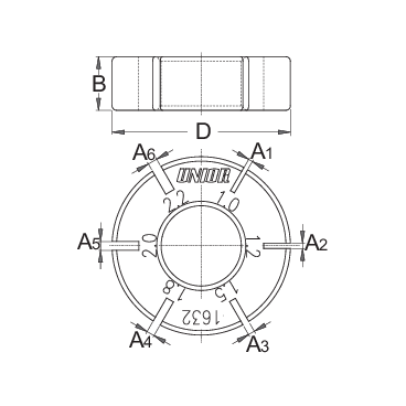 Ключ спицевой UNIOR, для плоских спиц 1,0/1,2/1,5/1,8/2,0/2,2 мм, черный, 1632