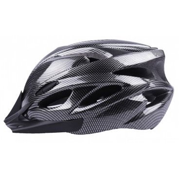 Шлем велосипедный Vinca Sport VSH 25, взрослый, IN-MOLD, карбоно-черный, VSH 25 Carbon-Black (L)