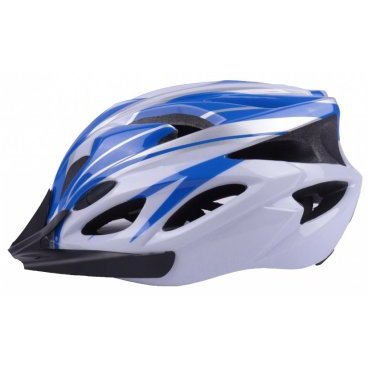 Шлем велосипедный Vinca Sport VSH 25, взрослый, IN-MOLD, сине-белый, VSH 25 Blue-White (L)