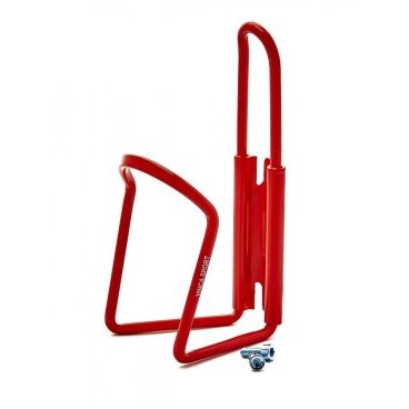 Флягодержатель велосипедный Vinca Sport HC 11, алюминий, с болтами, индивидуальная упаковка, красный, HC 11 red