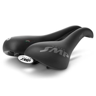 Фото Седло велосипедное SMP TRK LARGE, унисекс, 272 x 177 мм, вес 410г, черный, 2020