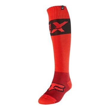 Носки велосипедные Fox FRI Afterburn Thick Sock, Flow Red, 2021, 25899-110-L