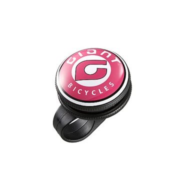 Фото Звонок велосипедный Giant Classic Bell, розовый/черный, 580903
