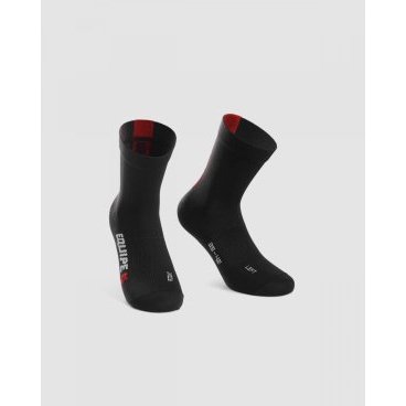Носки велосипедные ASSOS RS Socks, унисекс, Black Series, P13.60.673.18.0