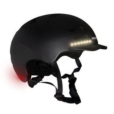 Фото Шлем велосипедный HUDORA Skater helmet LED, black, 84175/00