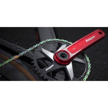 Система велосипедная HOPE RX Crankset, без паука, вал 30 мм, шатуны 175 мм, красный, HCRXN75R