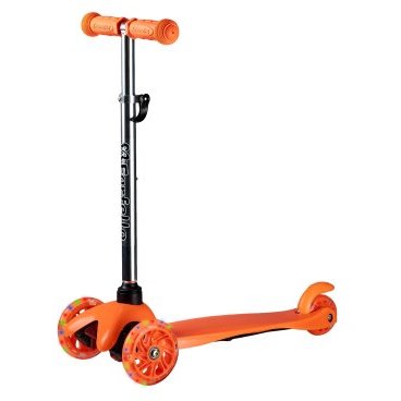 Фото Самокат Farfello WX-MINI-881, детский, трёхколёсный, нагрузка до 60 кг, orange/оранжевый