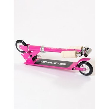 Самокат ROOK Tach, двухколёсный, детский, складной, розовый А-011, 181271722