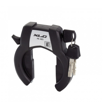 Фото Замок велосипедный XLC frame lock 'Fantomas'Pletscher fastening plate, removable key, 2502306000