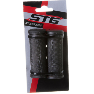 Грипсы велосипедные STG HL-G92-1 BK, 88 мм, черные, Х82240