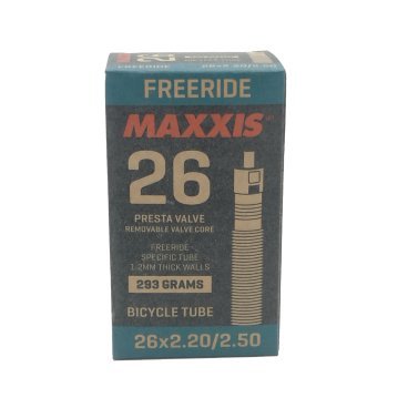 Камера велосипедная Maxxis Freeride, 26x2.2/2.5, ниппель Presta, велониппель, IB67446800