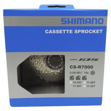 Кассета для велосипеда Shimano 105 R7000 11-30, 11 скоростей, ICSR700011130