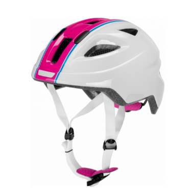 Шлем велосипедный Puky 8-M, white/pink, 9595