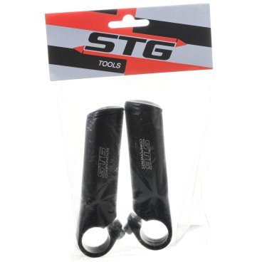 Рога велосипедные STG MD-HF19, алюминий, 130 мм, черный, Х73996-5