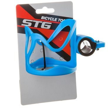 Флягодержатель велосипедный STG CSC-032S, детский, пластик, синий, Х88775