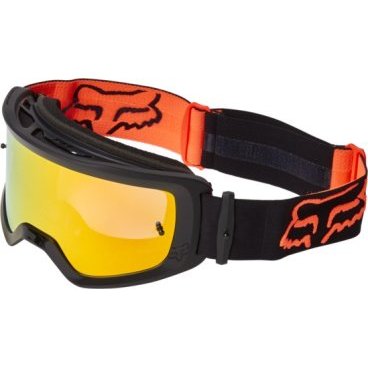 Очки велосипедные Fox Main Stray Goggle Spark, Black/Orange, 26536-016-OS