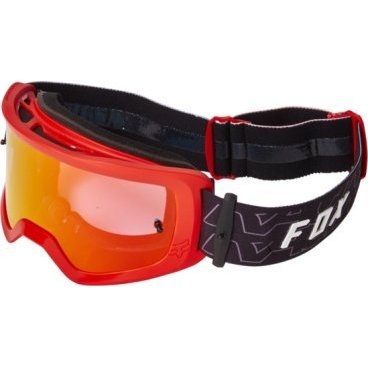 Очки велосипедные Fox Main Peril Goggle Spark Flow, Red, 28064-110-OS