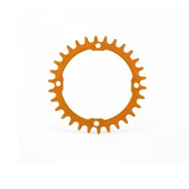 Фото Звезда передняя велосипедная Garbaruk 104 BCD Round, 30T, оранжевый, 5907441516907