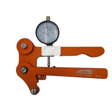 Тензометр велосипедный SUPERB, инструмент для измерения натяжения спиц, в кейсе, оранжевый, 5-880167