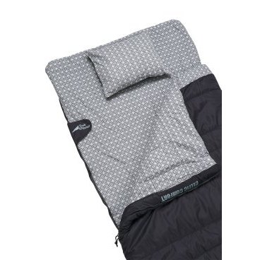 Спальный мешок с подушкой TREK PLANET Celtic Comfort, с правой молнией, антрацит, 70377-R