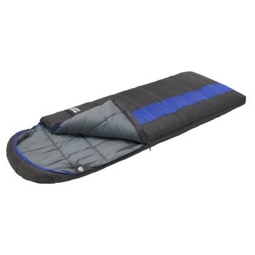 Спальный мешок TREK PLANET Warmer Comfort, с левым замком, серый/синий, 70389-L