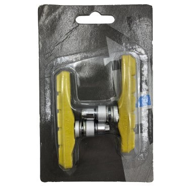 Фото Тормозные колодки ZEIT, для V-брейк тормозов, резьбовые, желтый, Z-612