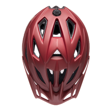 Шлем велосипедный KED Street Junior Pro, детский, Merlot Ash Matt, 2021