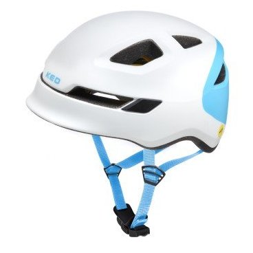 Фото Шлем велосипедный KED POP, детский, White Blue, 2022