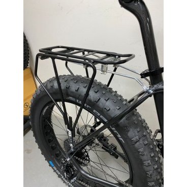 Багажник велосипедный WREN Rear Cargo Rack, для фэтбайка, задний, алюминий, чёрный, WRF100-K