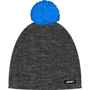 Шапка KV+ Hat St.Moritz, серый\синий, 22A12, 110