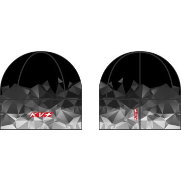 Шапка гоночная KV+ TORNADO, черный\серый, 22A16.110