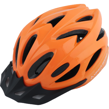 Фото Шлем велосипедный Vinca Sport, детский, IN-MOLD, индивидуальная упаковка, оранжевый