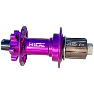 Фото Втулка задняя RIDE Enduro 32h 12x142 мм Anti Bite Purple, RREAB3212X142PUR