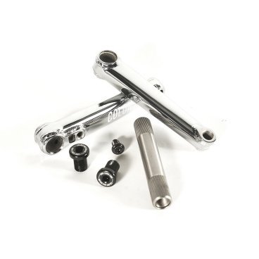 Шатуны COLONY Venator Cranks - 3 piece - 22mm 48 spline - 175mm (ось+два шатуна), цвет Chrome Plated, 03-0021
