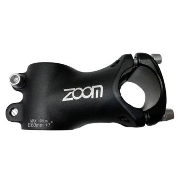 Вынос велосипедный ZOOM TDS-D343B-8, нерегулируемый, L-60, 7°, чёрный, 886345