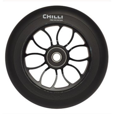 Фото Колесо для самоката Chilli, 2021, Wheel Reaper - 110 mm, Grim Black, б/р, CEW0016