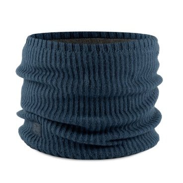 Шарф Buff Knitted & Fleece Neckwarmer Rutger Steel Blue, US:one size, 129695.701.10.00