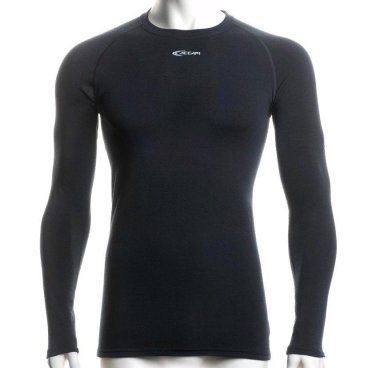 Футболка Accapi, Technosoft Plus Evo Men'S Long Sl. Shirt Black, с длинным рукавом, 2022-23, T301_0999