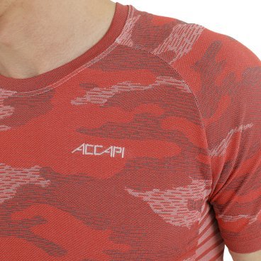 Футболка Accapi Short Sleeve Shirt Various, мужская, красный, 2022, RA230_0012