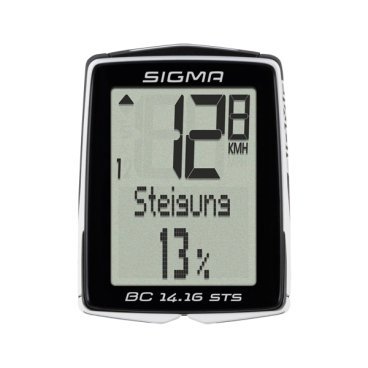 Фото Велокомпьютер Sigma Sport, TOPLINE 2016,  BC 14.16, wired, bike functions: current speed, average, УТ000077224