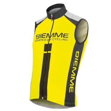 Веложилет Biemme VELOMARKET TEAM, черный/золотой, AB32B0092M