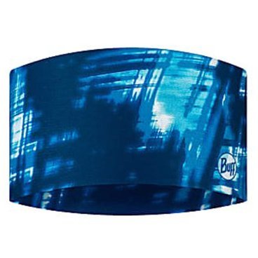 Повязка Buff Coolnet UV+ Wide Headband Attel Blue, мужская, 131415.707.10.00