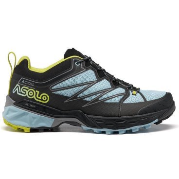 Ботинки Asolo Softrock ML Black/Celadon/Safety Yellow, женский, голубой, 2022, A40051_B049