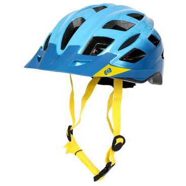 Фото Велошлем Oxford Hawk Junior Helmet, детский, желтый/синий, 2023